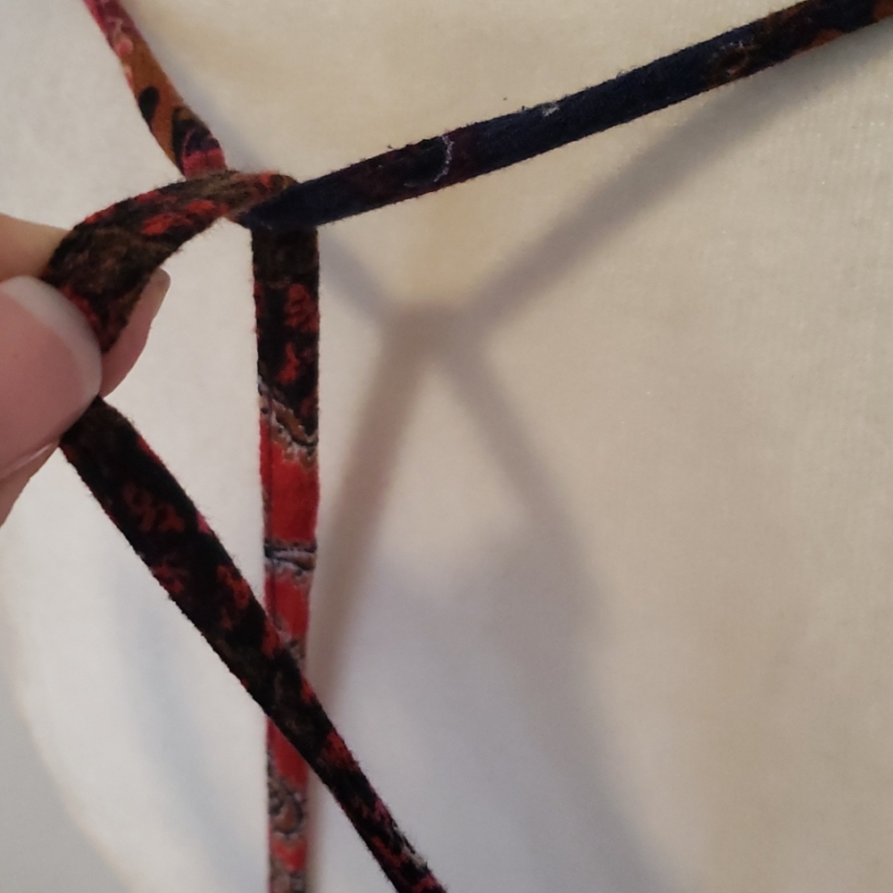 RED Flowy Ruffled Sundress by Forever 21, Large - Picture 6 of 8